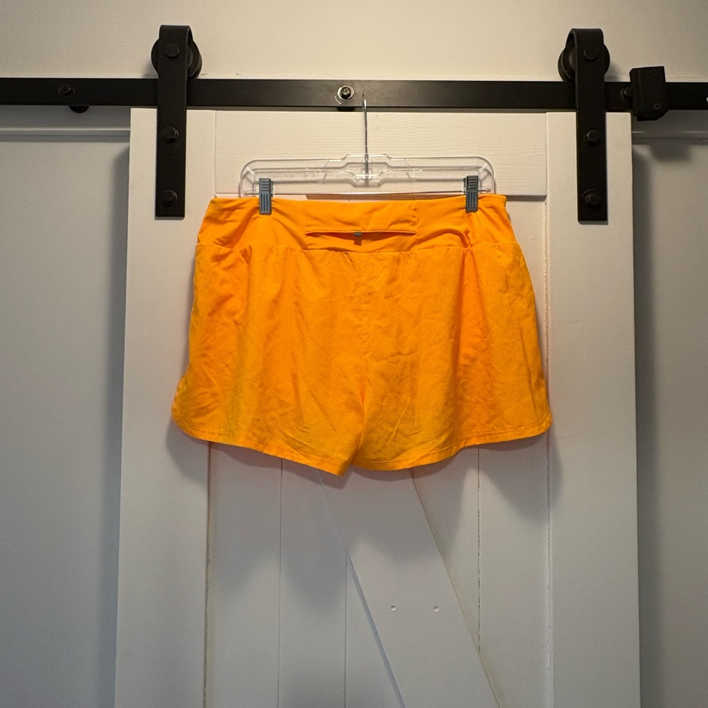 Nike Women's Bright Orange Athletic Shorts - Picture 2 of 5